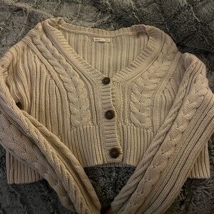 Cream color cardigan/sweater